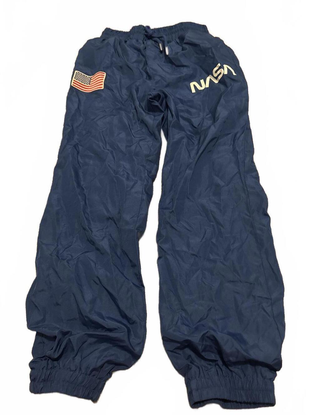 kidpik NASA Blue Kids Boys Pants Size S 7/8 Space Theme